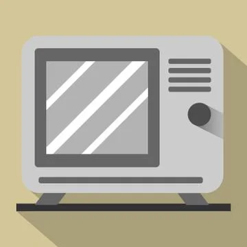 Old vintage television vector flat design Stock Illustration