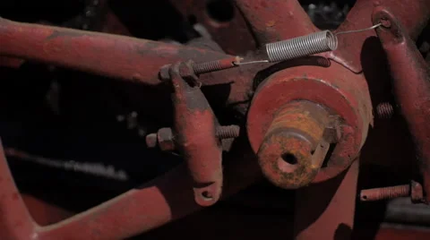 Old , Vintage working Engine #11 Vídeo Stock 54960520