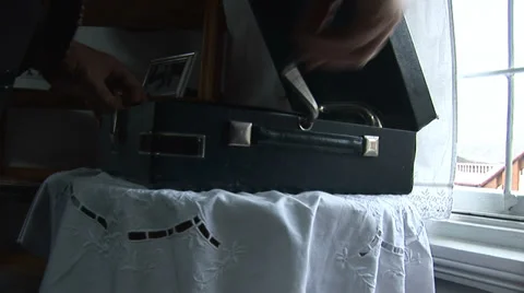 Old vinyl disc 1 Video stock 32172484