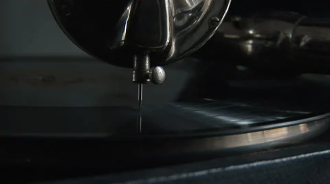 Old vinyl disc 7 Stock Footage 32173063