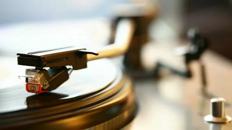 Old vinyl player Stock Footage 770691