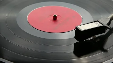 Old vinyl player Stock Footage 10915993