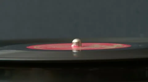 Old vinyl record Stock Footage 10790088