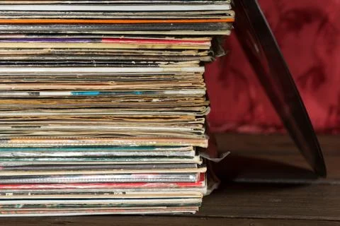 Old vinyl record Stock-Fotos