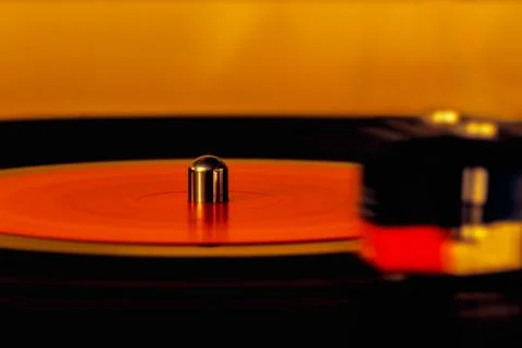 Old vinyl record Stock Photos