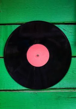 Old Vinyl Record Foto stock