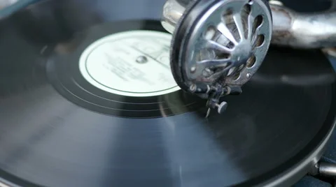 Old Vinyl Record At Street Видео 64050848