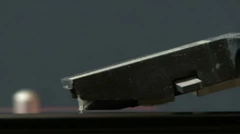 Old vinyl record, Turntable Stylus Stock Footage 10790118