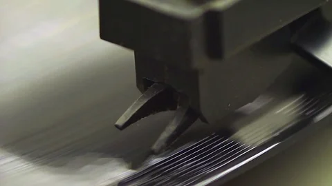 The old vinyl spinning Stock Footage 73679444