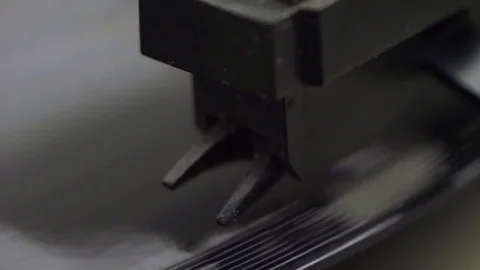 The old vinyl spinning Stock Footage 75762822