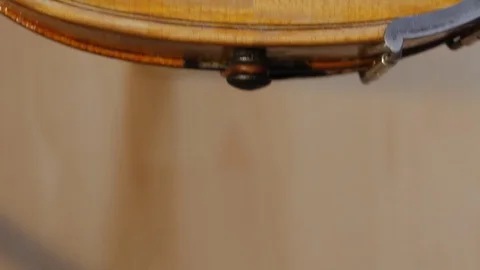 Old violin Stock Footage 76243357