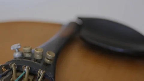 Old violin Stock Footage 76245118