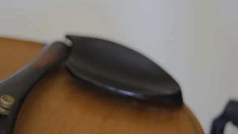 Old violin Stock Footage 76247170