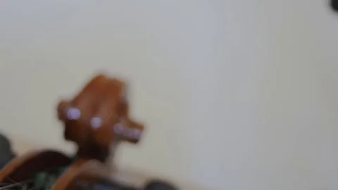 Old violin Stock Footage 76247565
