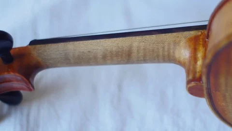Old violin Stock Footage 76357786