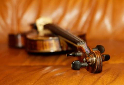 Old violin Stock Photos