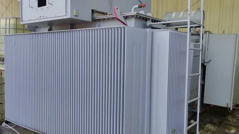 Old voltage transformer Stock-Footage 220076022