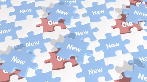 Old Vs New Concepts Video Clip Animation. Stock Footage 276253453
