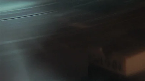 Old vynil player with scretch Stock Footage 116126652