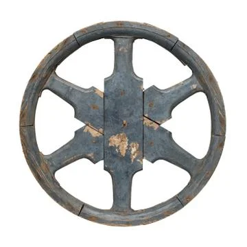 Old waggon wheel Stock Photos