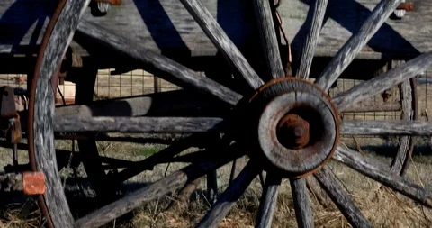 Old Wagon in 4K Stock Footage