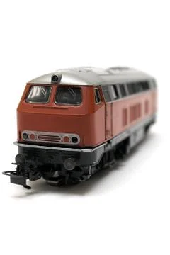 Old Wagon Model Isolated on a White Background 스톡 사진