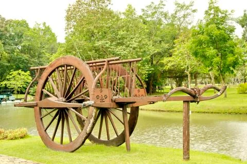 Old wagon. Stock Photos