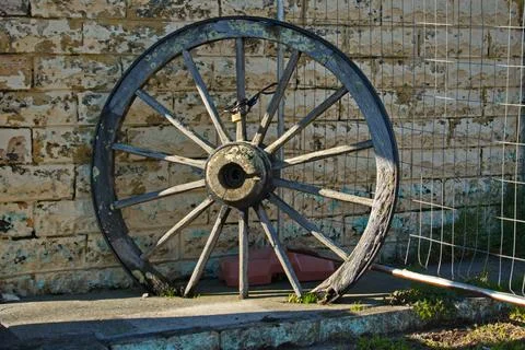 Old Wagon Wheel Stock Photos