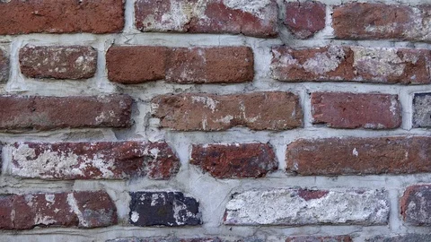 Old wall with ancient brickwork, brick background. 스톡 동영상 93834249