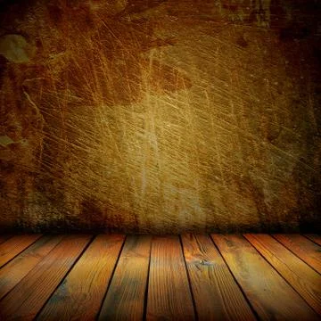 Old wall and floor Stock Photos