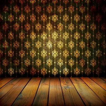 Old wall and floor Stock Photos