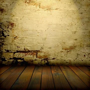 Old wall and floor Stock Photos