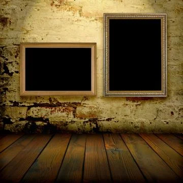 Old wall and floor Stock Photos