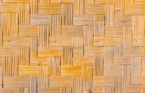 Old wall bamboo Stock Photos