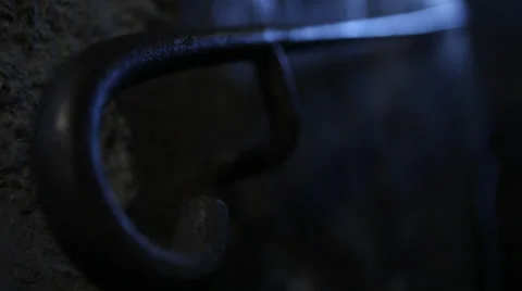 OLD WALL - BAR HANDLE Stock Footage 27993069