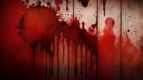 Old wall with blood, suitable for horror intro Stock Footage 249867528