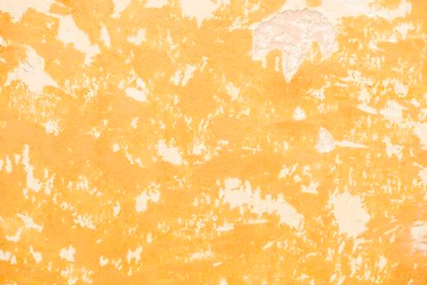 Old wall covered with two layers of cracked oil paint. Vintage retro backgrou Stock Photos