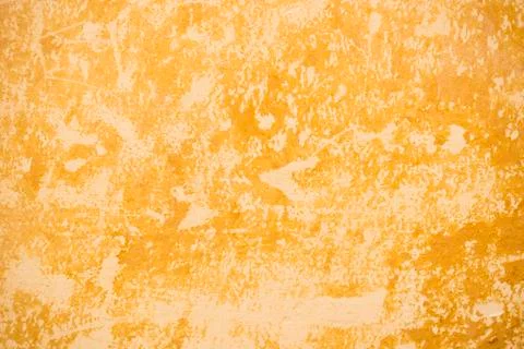 Old wall covered with two layers of cracked oil paint. Vintage retro backgrou Foto stock