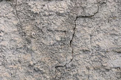 Old wall with a crack as background 1 Stock Photos