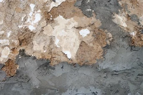 Old wall with cracks Stock Photos