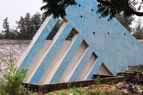 Old wall design pattern made of cement and lime Stock Photos