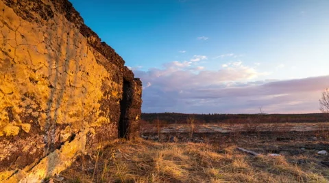 Old wall Stock Footage 50448216