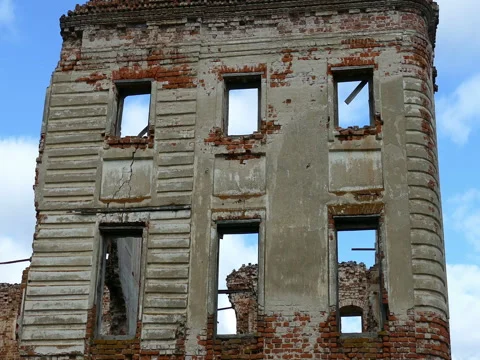 The old wall. Video stock 75240304