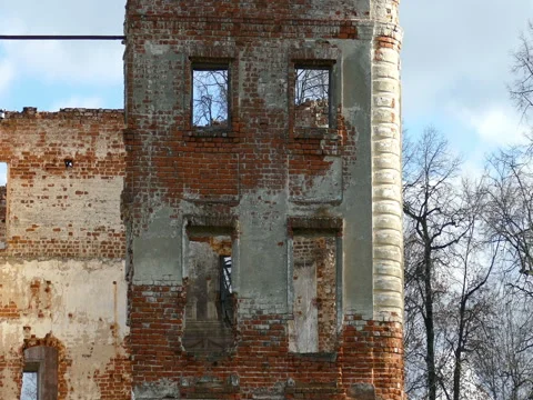 The old wall. Video stock 75240330