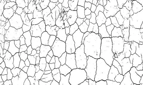 Old wall grunge texture, Cracked Dry Bark and Old Wall Texture Abstract Illustrazione stock