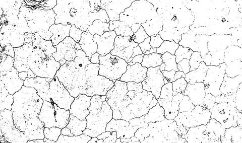 Old wall grunge texture, Cracked Dry Bark and Old Wall Texture Abstract Stock Illustration
