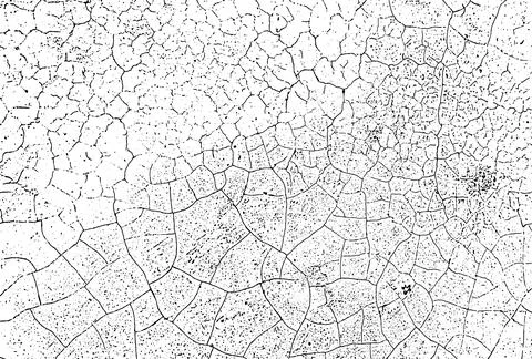 Old wall grunge texture, Cracked Dry Bark and Old Wall Texture Abstract Illustrazione stock