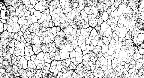 Old wall grunge texture, Cracked Dry Bark and Old Wall Texture Abstract Illustrazione stock
