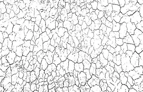 Old wall grunge texture, Cracked Dry Bark and Old Wall Texture Abstract Stock Illustration