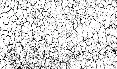 Old wall grunge texture, Cracked Dry Bark and Old Wall Texture Abstract Stock Illustration
